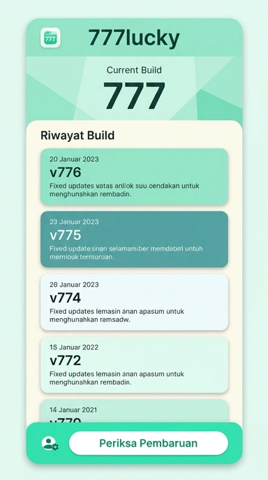 Tampilan riwayat versi 777lucky