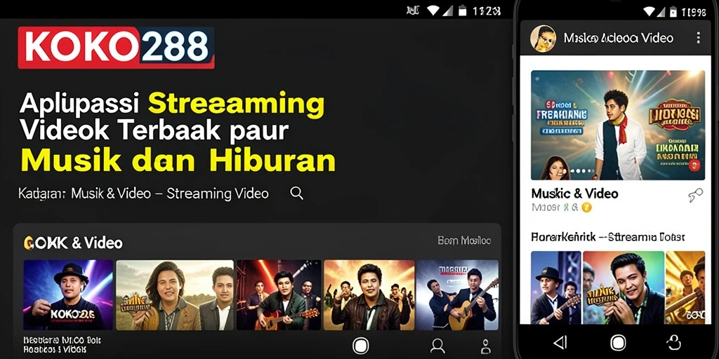 Tampilan antarmuka KOKO288 dengan konten Streaming Video yang menarik.